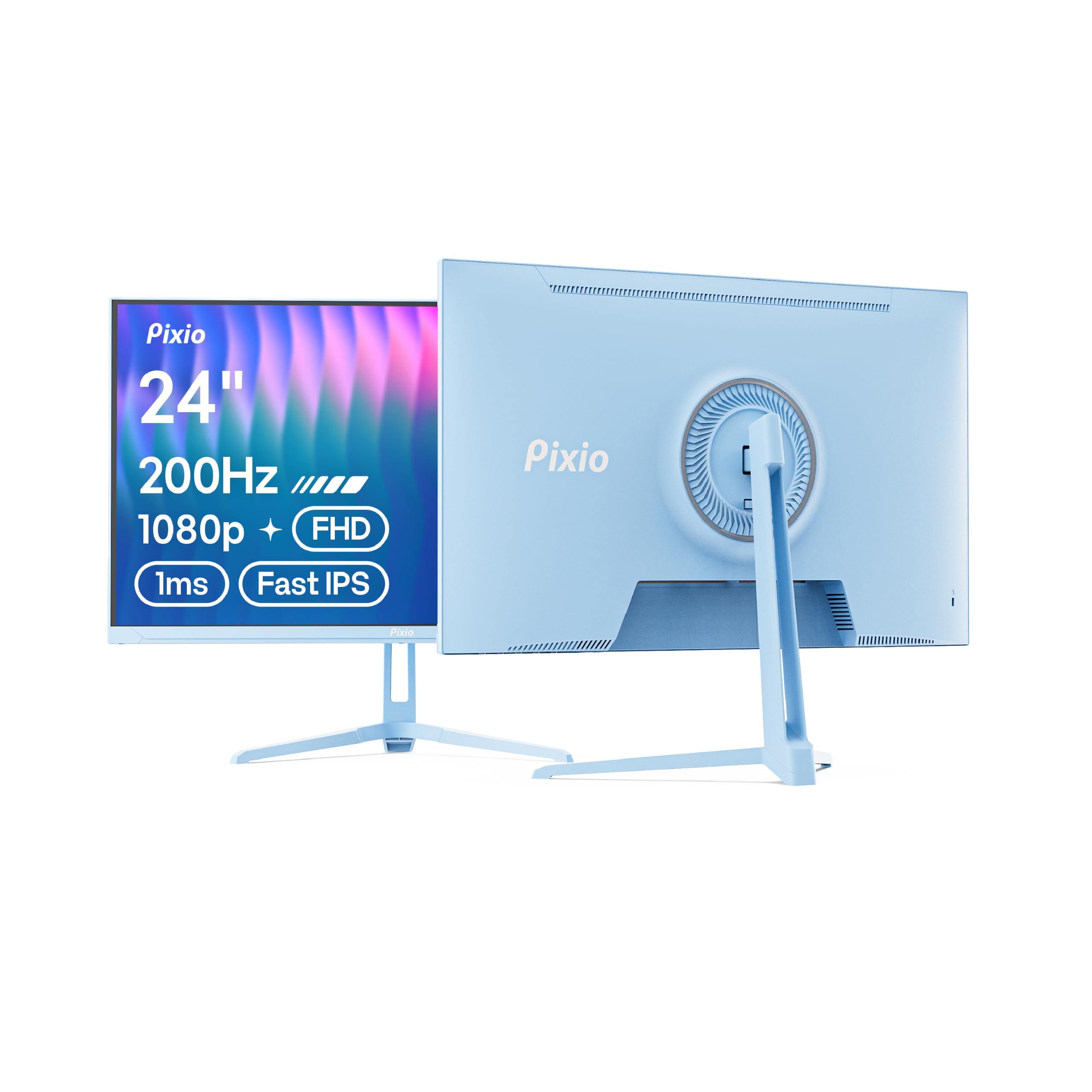 ディスプレイ・モニター本体 pixio px248 wave blue Amazon.com: Pixio PX248 Wave Blue 24 inch 200Hz Refresh Rate FHD